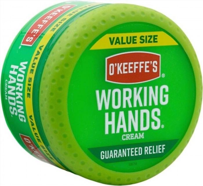 Working Hands Hand Cream is a moisturizing cream specifically designed to nourish and repair dry, cracked hands, providing long-lasting hydration and a soothing sensation.