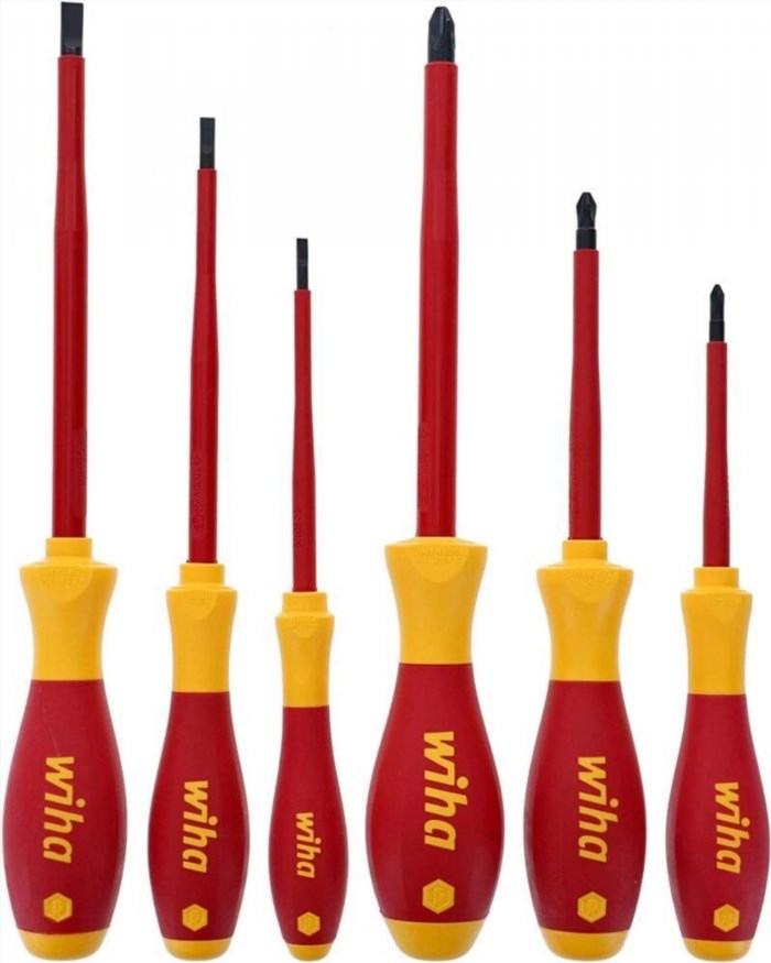 The Insulated Screwdriver Set is a handy tool kit that ensures safety while working with electrical equipment, providing insulation against electric shocks and preventing accidents.
