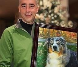 Paint Your Life offers a personalized portrait service that allows you to capture the beauty and essence of your beloved dog, creating a timeless and cherished piece of art.