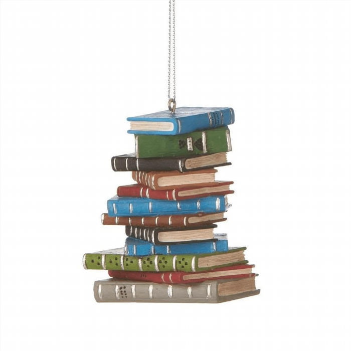 The Book Stack Christmas Ornament is a charming and festive decoration that will add a touch of literary flair to your holiday decor. Made from carefully selected books, this ornament showcases the beauty of literature and the joy of the holiday season.