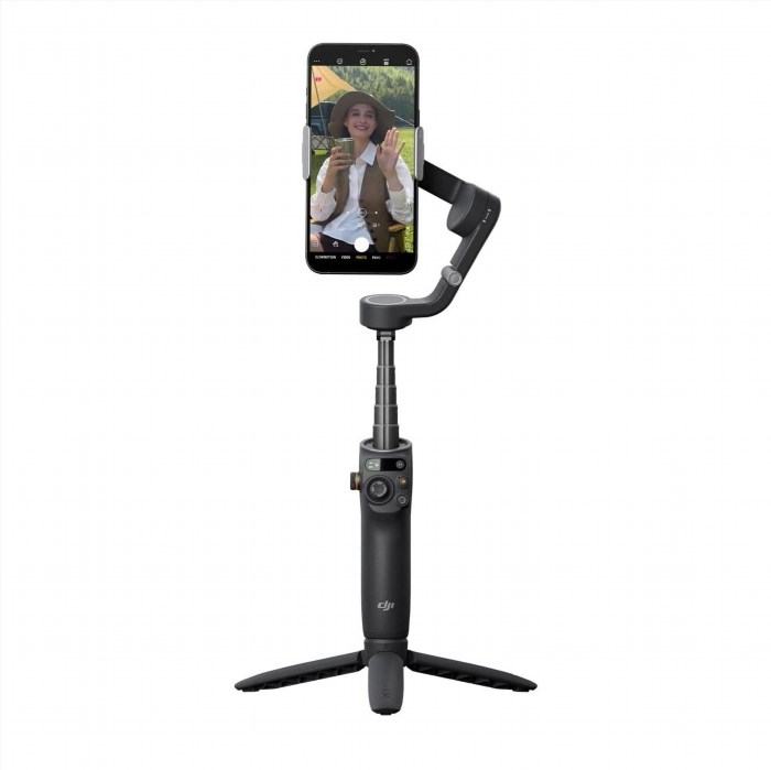The DJI Osmo Mobile 6 Smartphone Gimbal Stabilizer is a state-of-the-art device designed to provide professional stabilization for your smartphone videos, ensuring smooth and steady footage. It offers advanced features such as active tracking, time-lapse, and panorama modes, allowing you to capture stunning shots with ease. Whether you are a vlogger, content creator, or simply enjoy recording videos on your smartphone, the DJI Osmo Mobile 6 is the perfect tool to elevate your videography game.