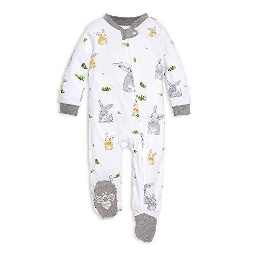 Burt's Bees Baby Unisex Bunny Trail Pajamas are comfortable and adorable sleepwear options for babies, featuring a cute bunny trail design that adds an extra touch of cuteness to their bedtime attire.