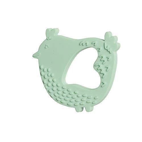 A Textured Silicone Teether is a safe and soothing teething toy for babies, designed to provide relief to their gums and promote healthy oral development.