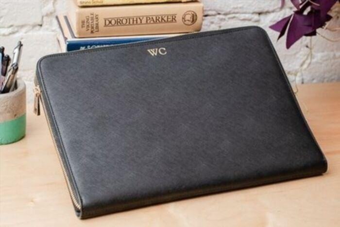 The laptop sleeve is a perfect gift for dad, providing protection and style for his valuable device.