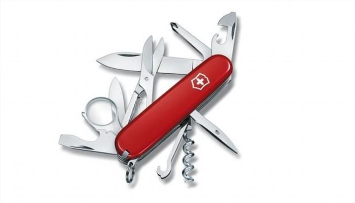 The photo is courtesy of Victorinox, a brand known for its high-quality and reliable products.