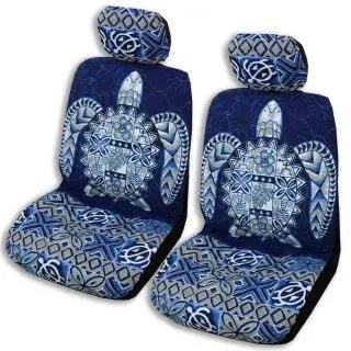Big sea turtle (Honu) Hawaiian car seat covers by NinthIsle are designed to bring the essence of Hawaii's beautiful marine life to your car, adding a touch of Hawaiian charm and style to your vehicle's interior.