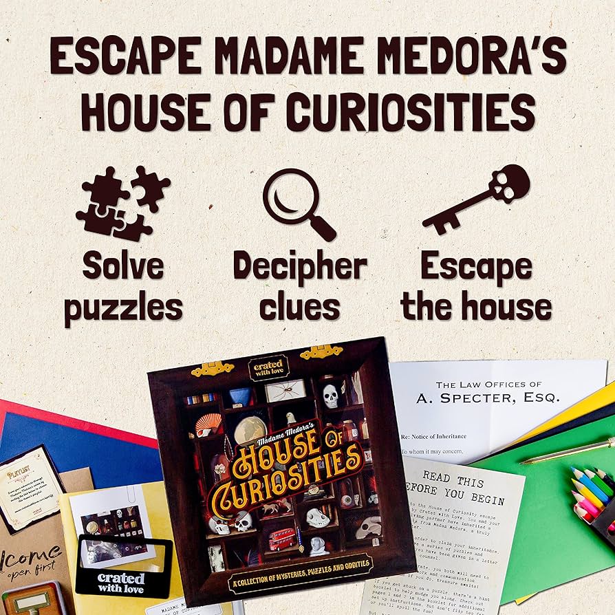 Madame Medora's House Of Curiosities Escape Box 3