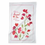 Birth Month Flower Tea Towels 4