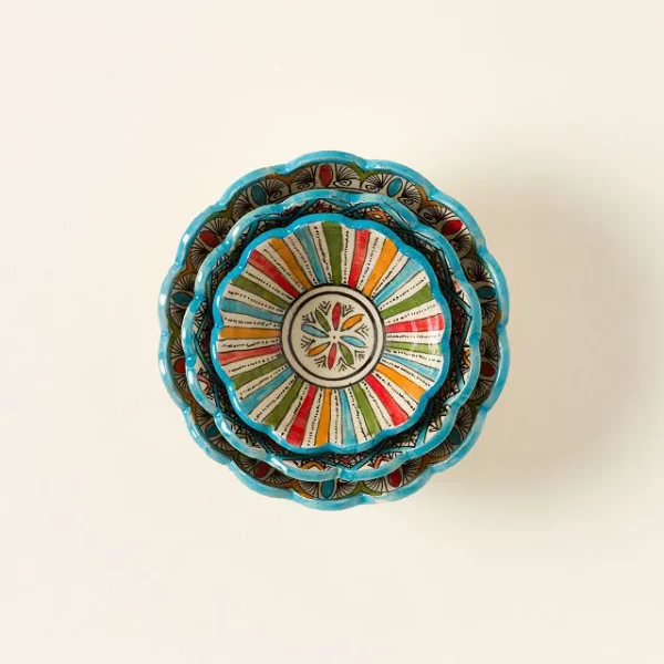 Blue Moroccan Serving Dishes 2