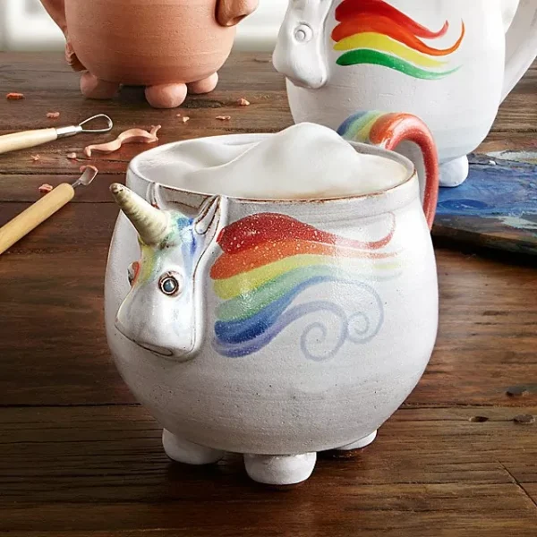 Elwood The Rainbow Unicorn Mug 1