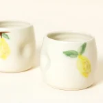 Handmade Ceramic Limoncello Cups 1