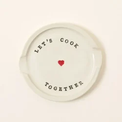 Let's Cook Together Double Spoon Rest