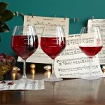 Major Scale Musical Wine Glasses - Party Set 2
