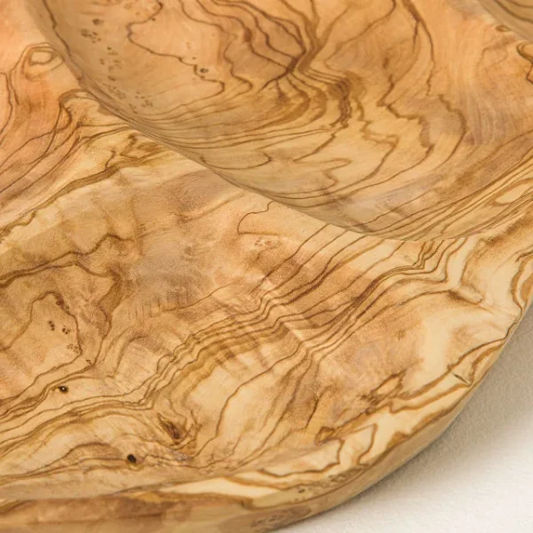One-of-a-kind Olive Wood Appetizer Platter 2