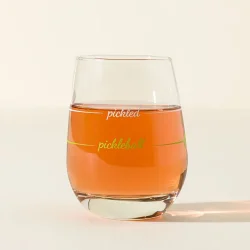 Pickled Pickleballer Wine Glass 1