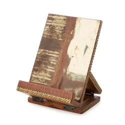 Salvaged Wood Cookbook & Tablet Stand 1