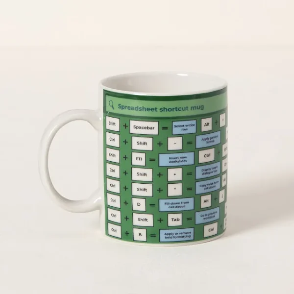 Spreadsheet Shortcut Mug 1