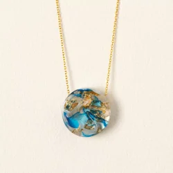 Abstract Earth Necklace