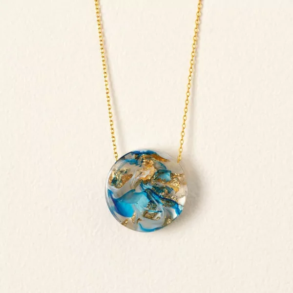 Abstract Earth Necklace