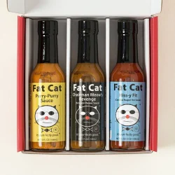 Purrfectly Spicy Hot Sauce Set