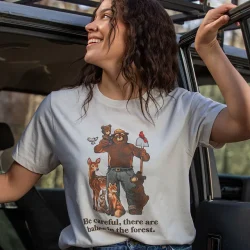 Smokey Bear And Friends T-shirt 1