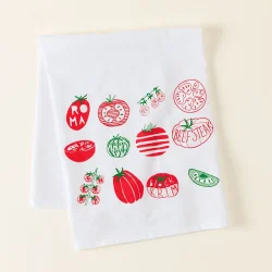 Tomato Types Tea Towel