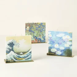 Claude Monet Water Lilies Flat Candle