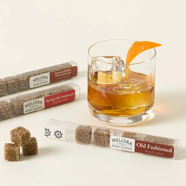 Instant Old Fashioned Cocktail Cube Trio
