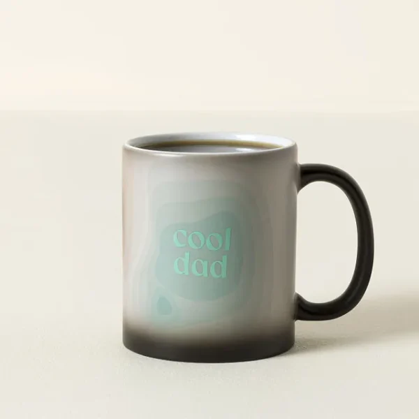 Mostly Cool (sometimes Hot) Dad Color Change Mug 2