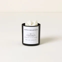 3d Ski Mountain Candle Aspen