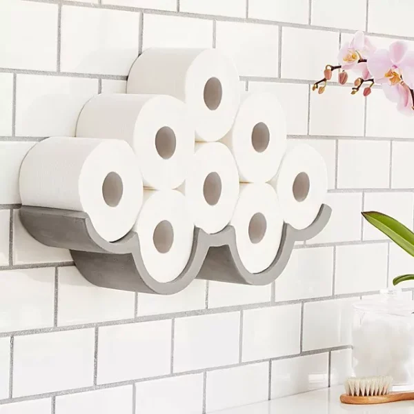 Cloudy Day Toilet Paper Storage