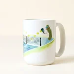 Pickles Playing Pickleball Mug