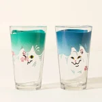 Purr-fectly Poured Cats Glass Set 2