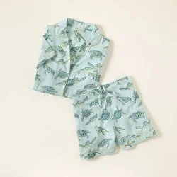 Sea Turtle Pajama Short Set