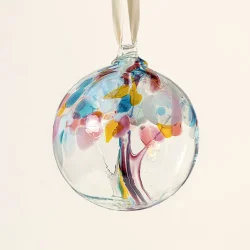 Tree Of Memories Recycled Glass Globe