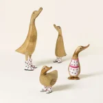 Sweet Strawberry Wellie Garden Ducks 1