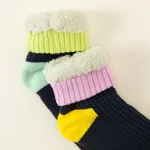 Mismatched Fleece Lined Slipper Socks