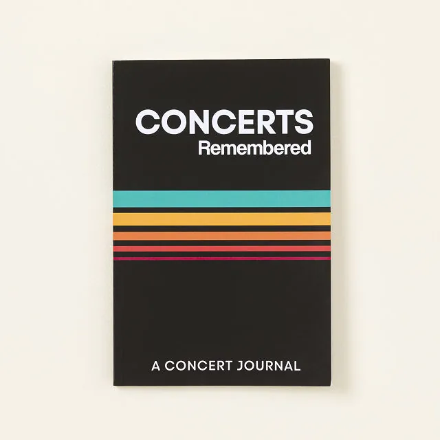 Concerts Remembered Journal