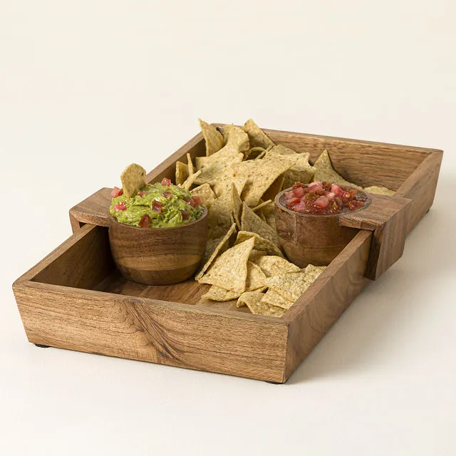 Convertible Chip & Dip Snack Server