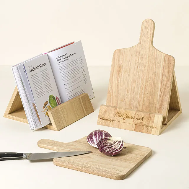 Cutting Board & Cookbook Stand