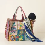 Floral Embroidered Tote 3