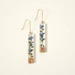 Forget-me-not Palo Santo Earrings