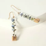 Forget-me-not Palo Santo Earrings 2