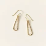 Herkimer Diamond Raindrop Earrings