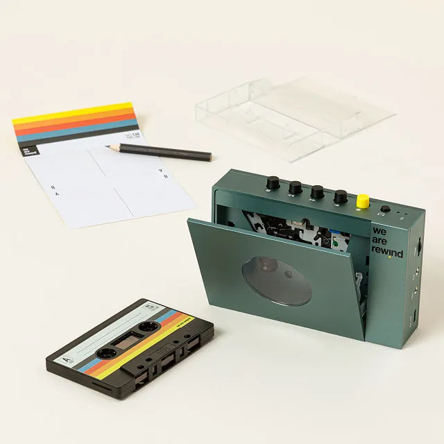 Retro Rechargeable Cassette Player