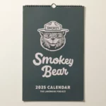 Vintage Smokey Bear 2025 Wall Calendar 2