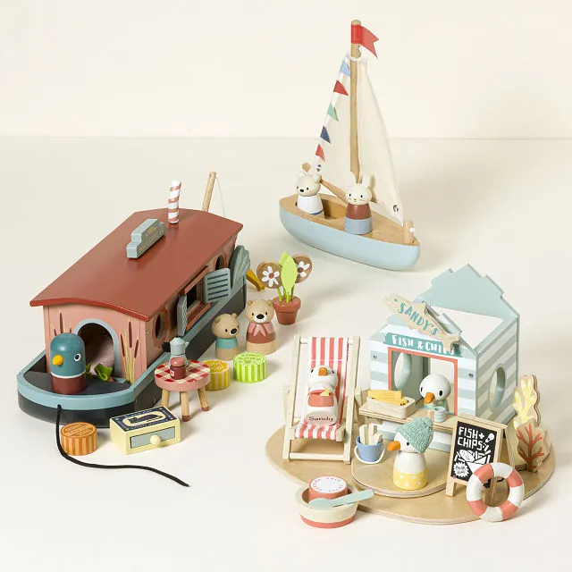 Adventuring Animals Wooden Playsets