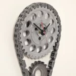 Auto Timing Chain And Gears Wall Clock 1