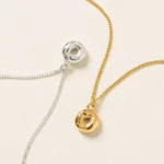 Bagel Charm Necklace