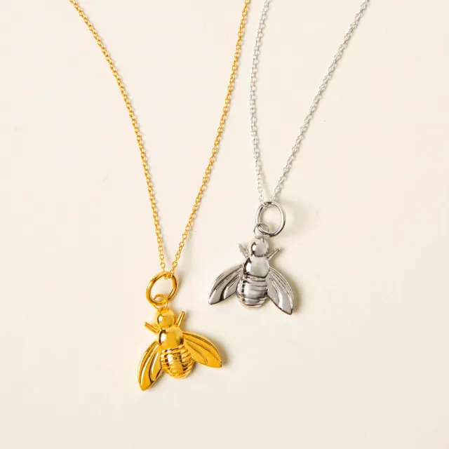 Bee For Perseverance Necklace